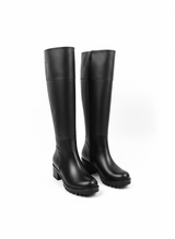 Hakiki Deri Siyah Kadın Çizme - 25ENV1044