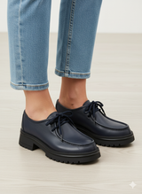 Hakiki Deri Loafer Kadın Ayakkabısı 25KBLB5547