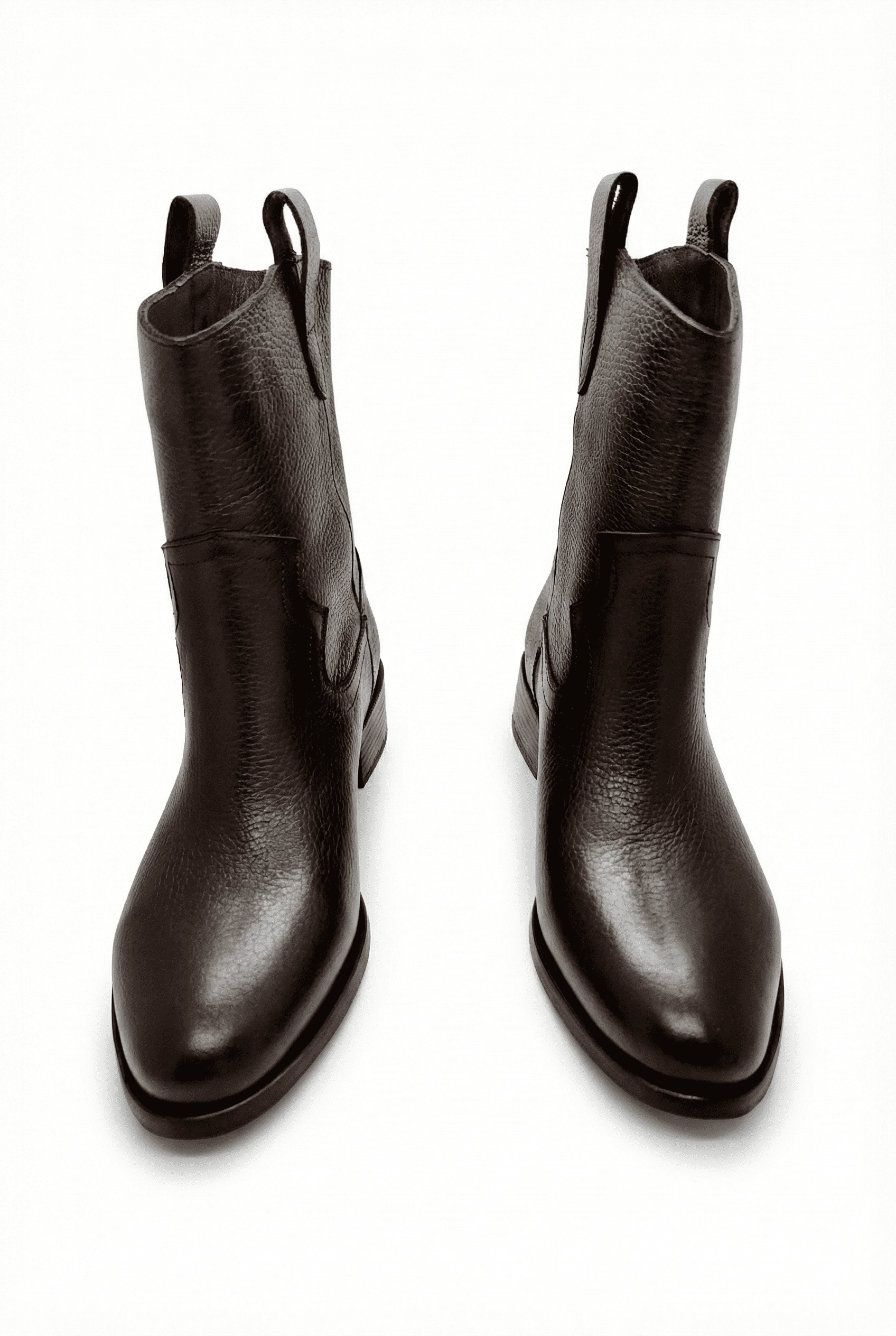 Anora Hakiki Deri Kadın Bot 25IZLFK282 Siyah