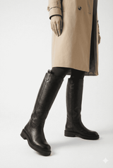 Anora Hakiki Deri Kadın Çizme 25IZLFK301 Siyah