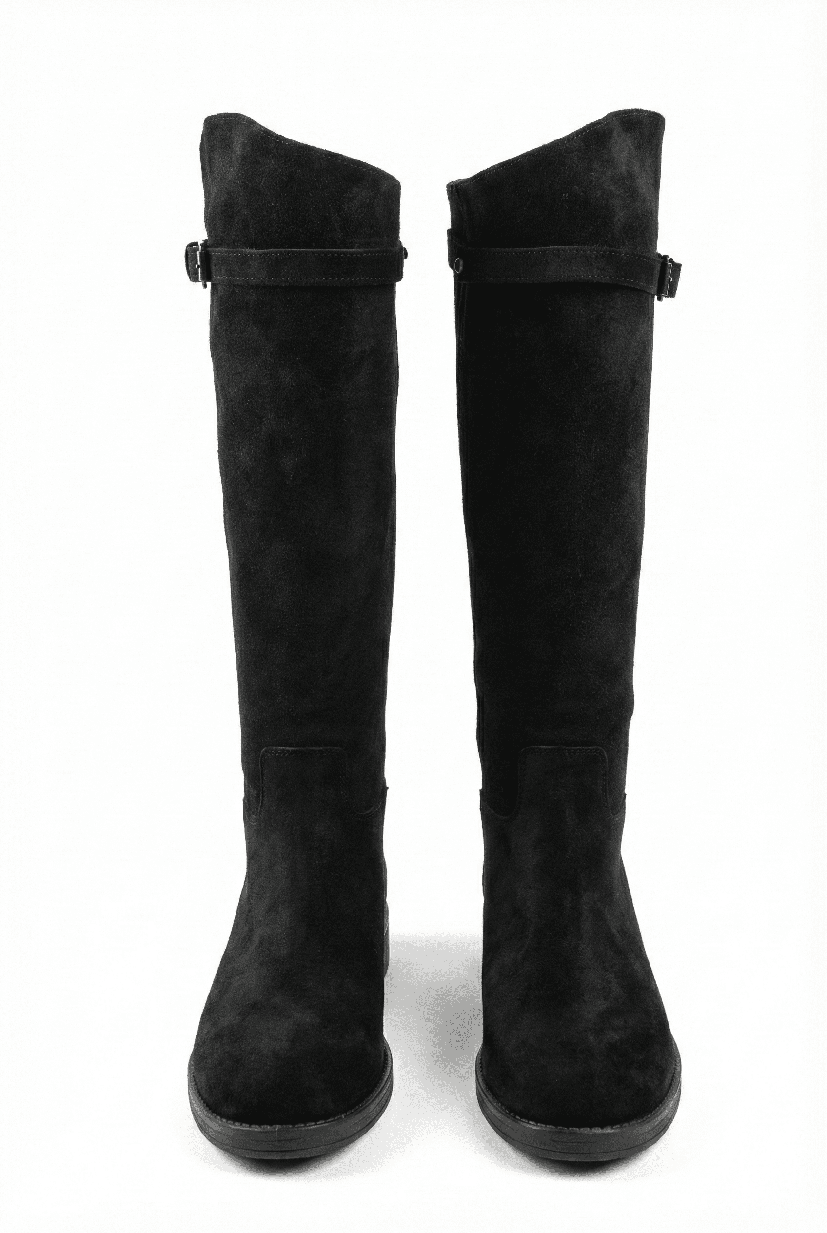 Anora Hakiki Deri Kadın Çizme 25IZLFK301 Siyah Süet