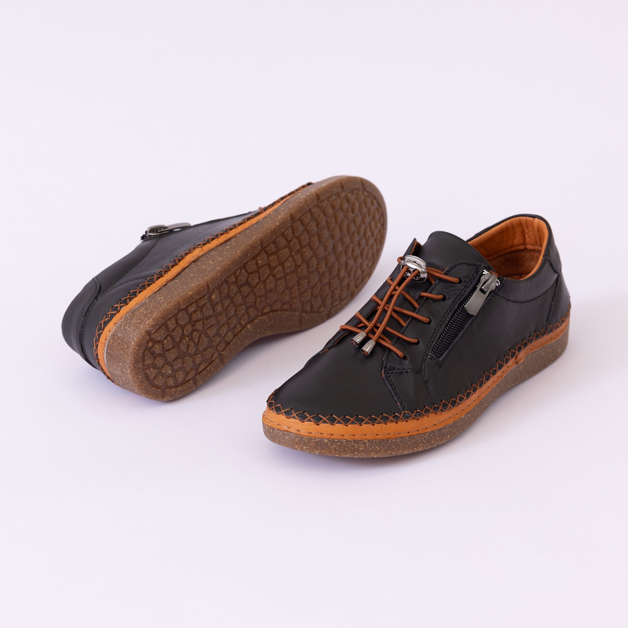 Deri Kadın Sneaker Ayakkabı 25KHMS8207V1