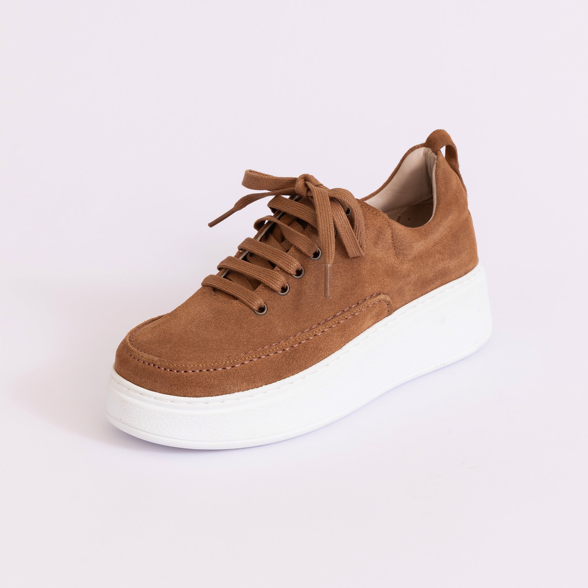 Hakiki Deri Kadın Günlük Sneaker Ayakkabı 25PST9087