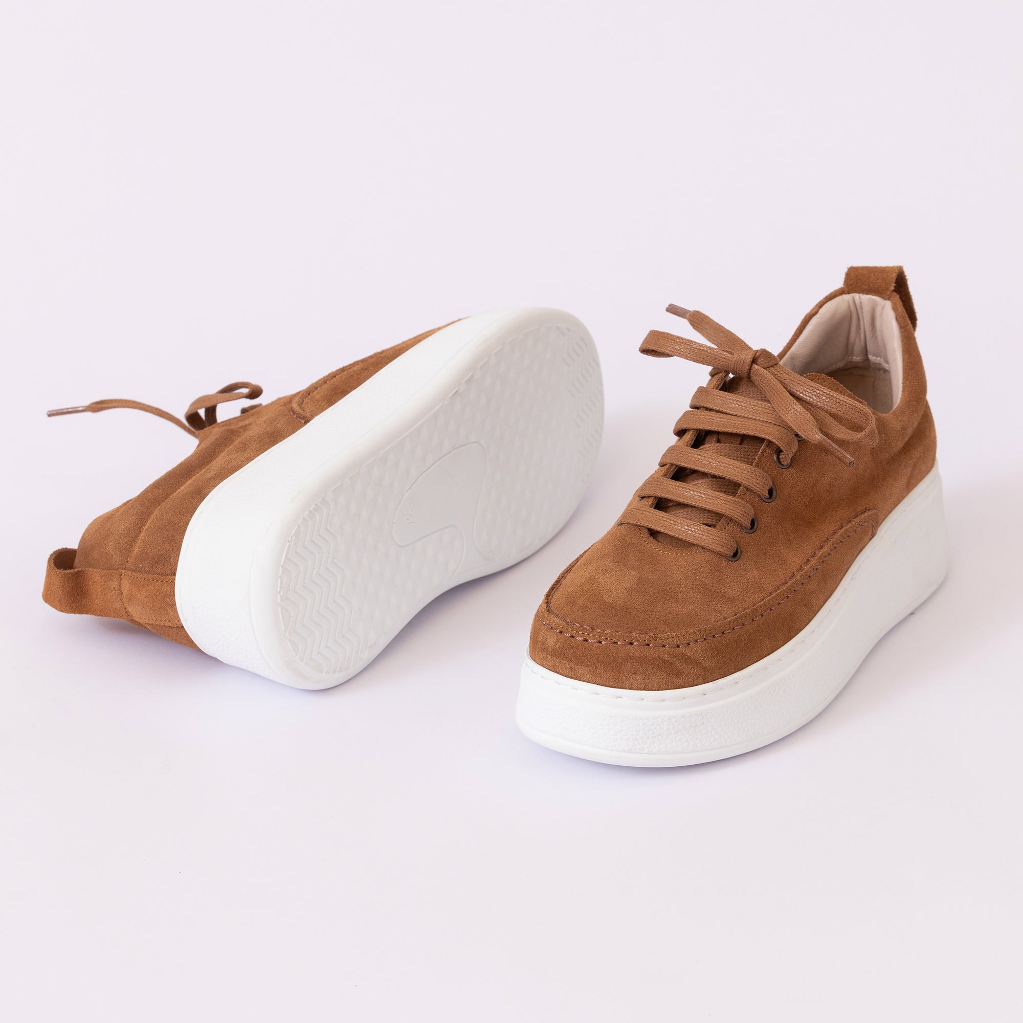 Hakiki Deri Kadın Günlük Sneaker Ayakkabı 25PST9087