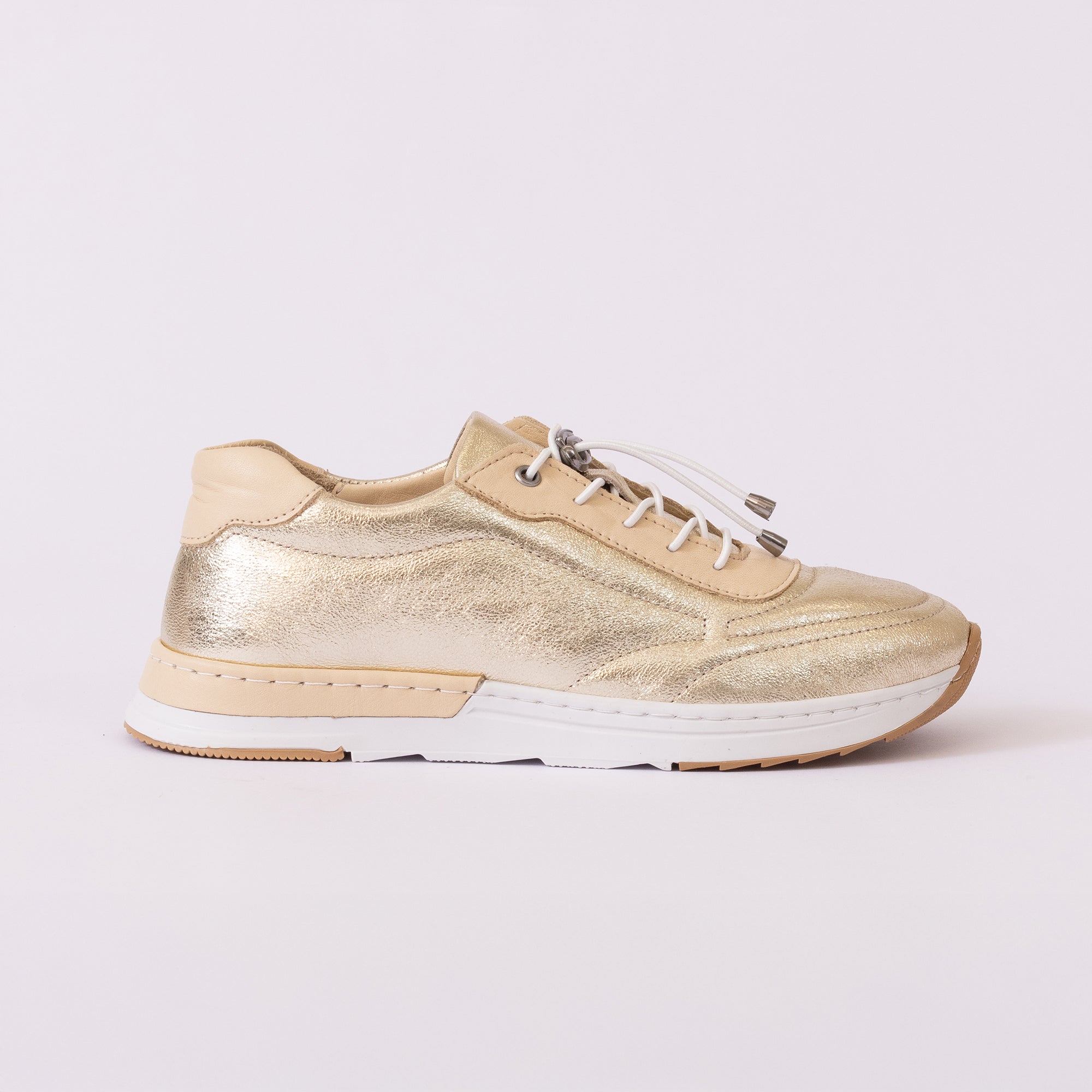 Hakiki Deri Kadın Sneaker Ayakkabı 25KHMS383