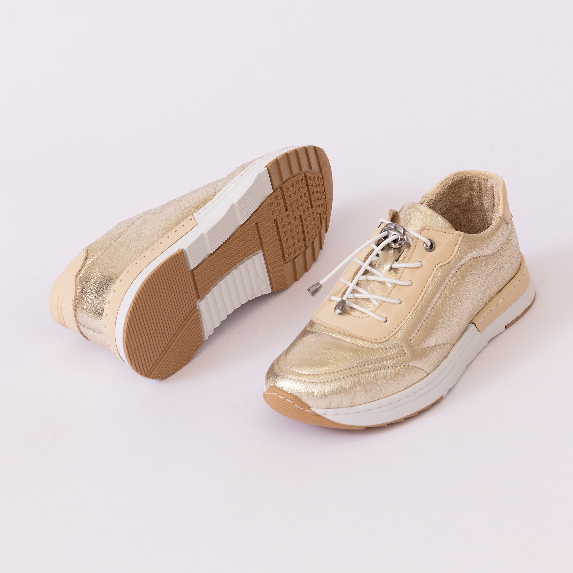 Hakiki Deri Kadın Sneaker Ayakkabı 25KHMS383