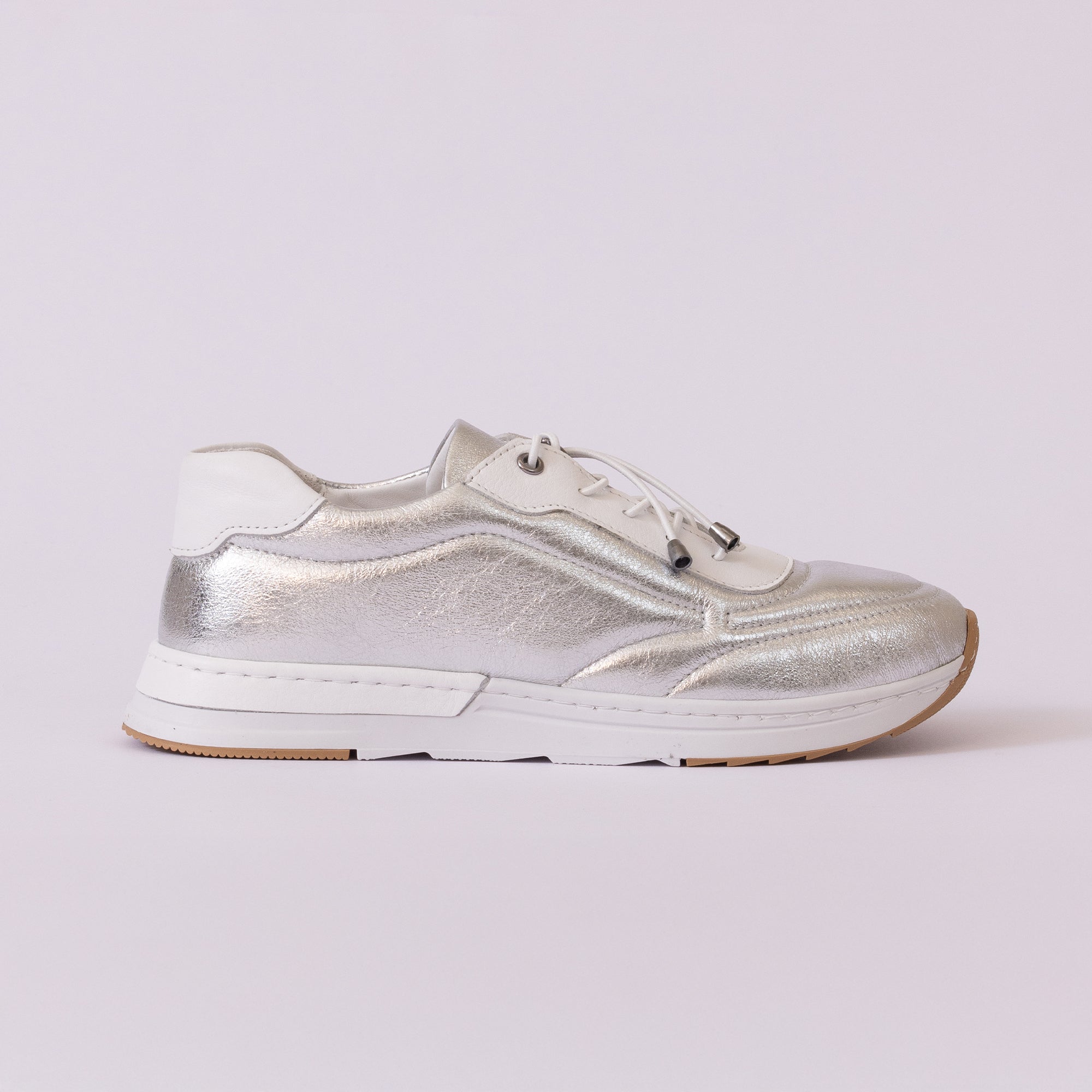 Hakiki Deri Kadın Sneaker Ayakkabı 25KHMS383