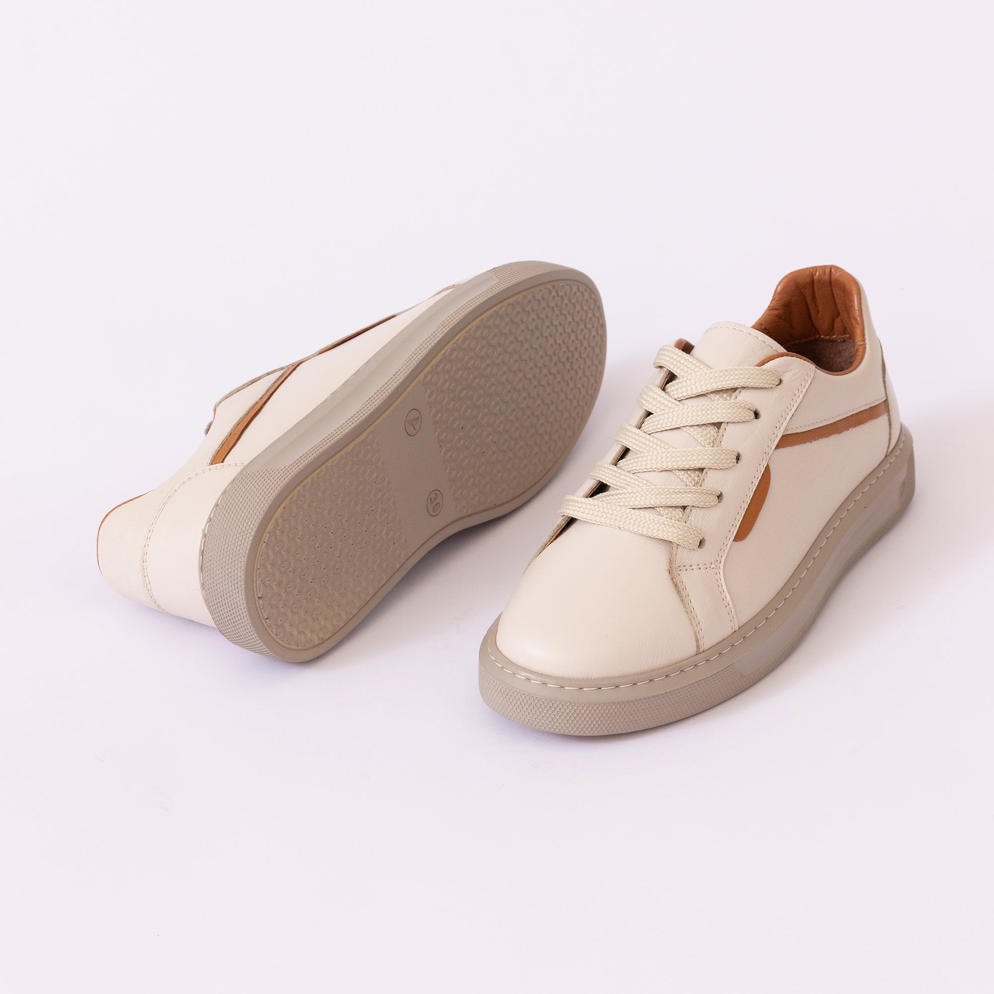 Hakiki Deri Kadın Sneaker Ayakkabı 25KWSCL1641