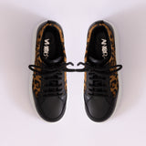Hakiki Deri Kadın Sneaker Ayakkabı -Leopar-25PST9078