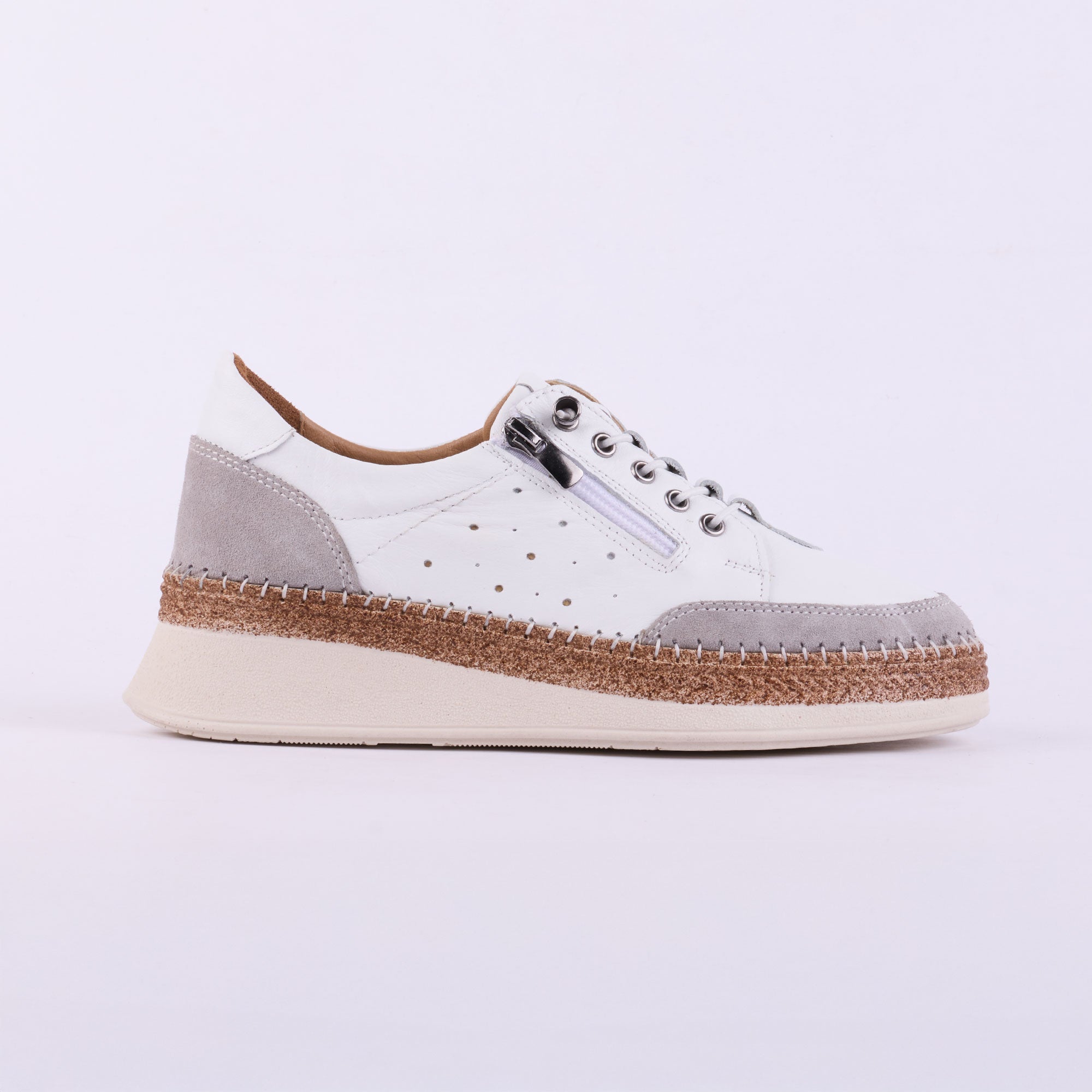 Hakiki Deri Kadın Sneaker Ayakkabı 25KHMSZ364