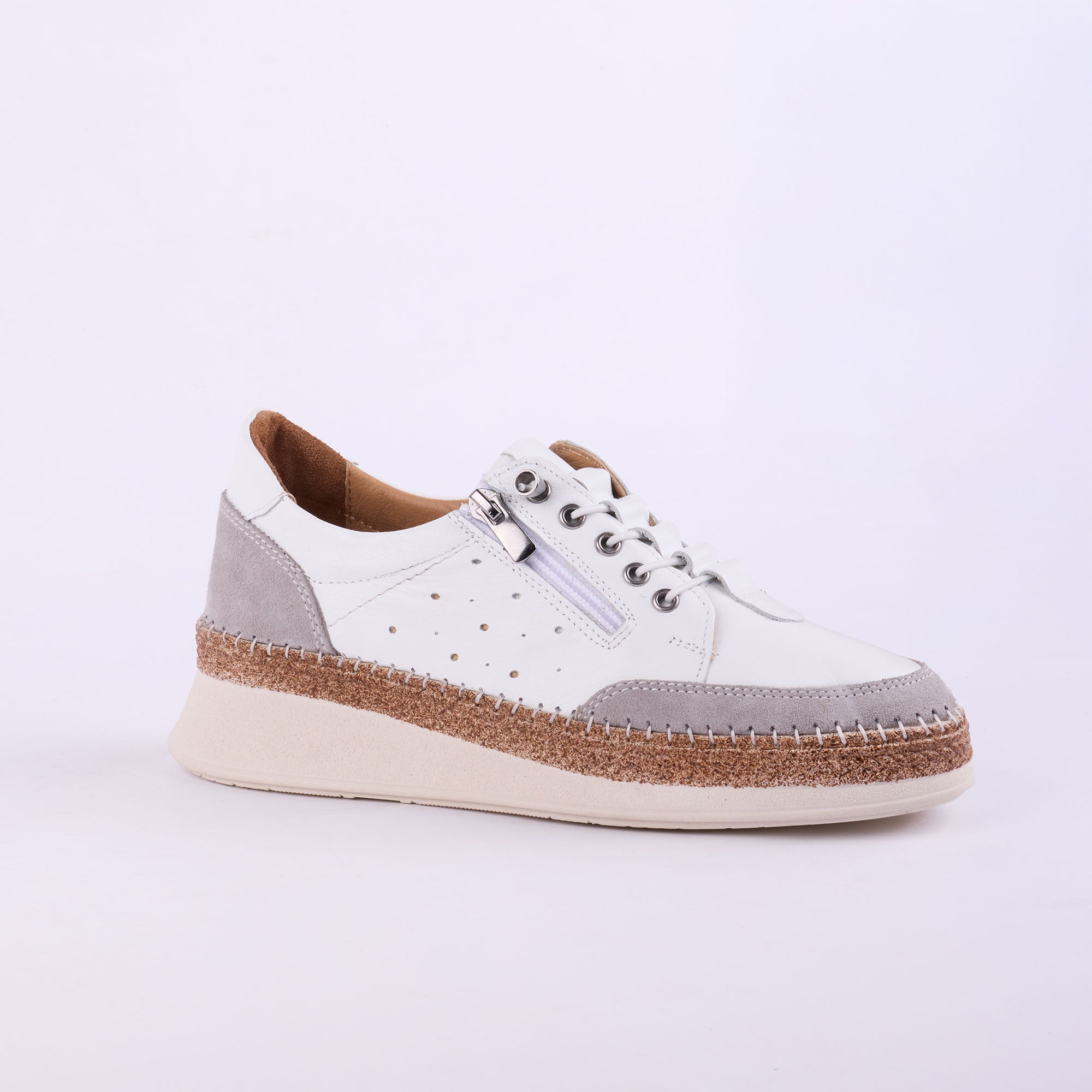 Hakiki Deri Kadın Sneaker Ayakkabı 25KHMSZ364