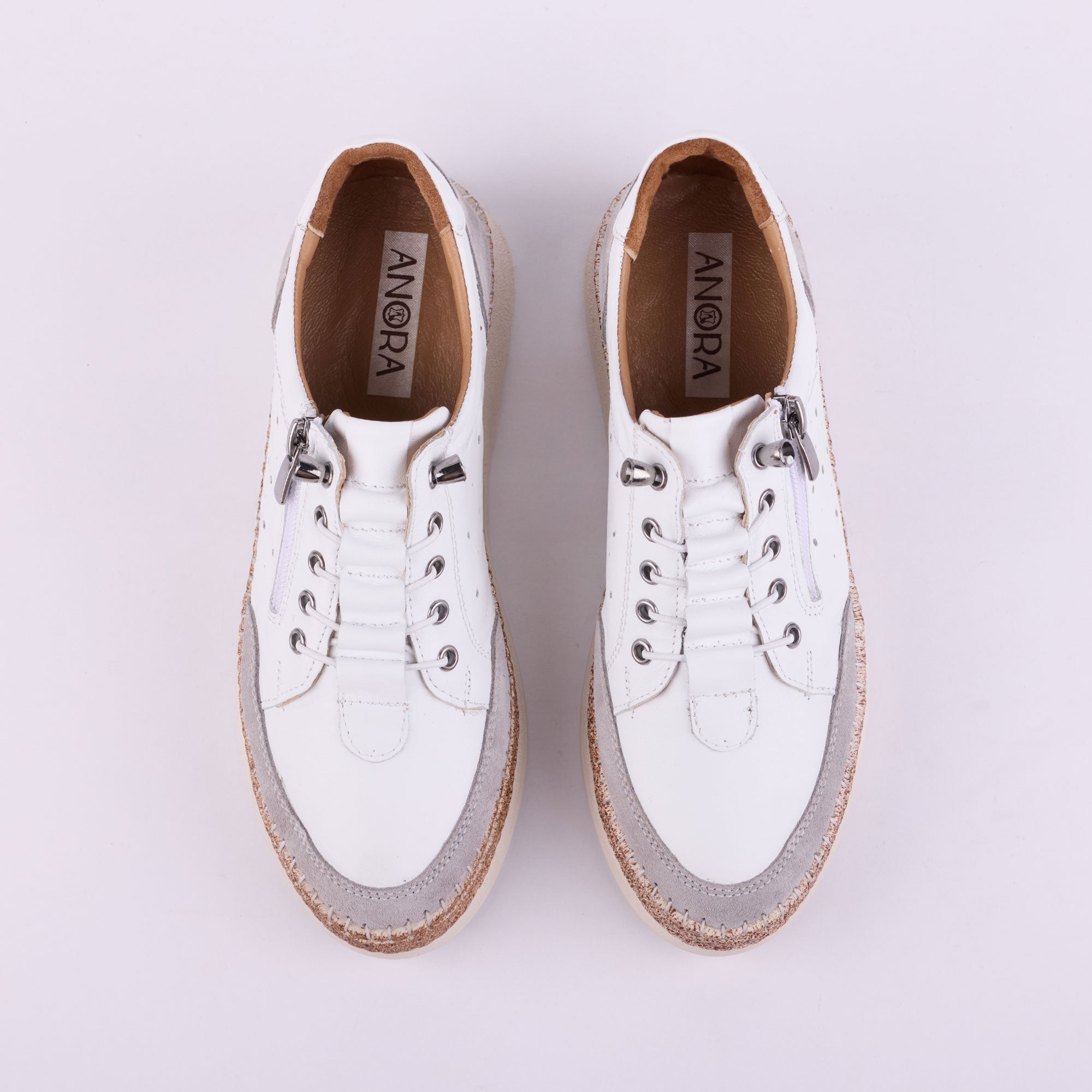 Hakiki Deri Kadın Sneaker Ayakkabı 25KHMSZ364