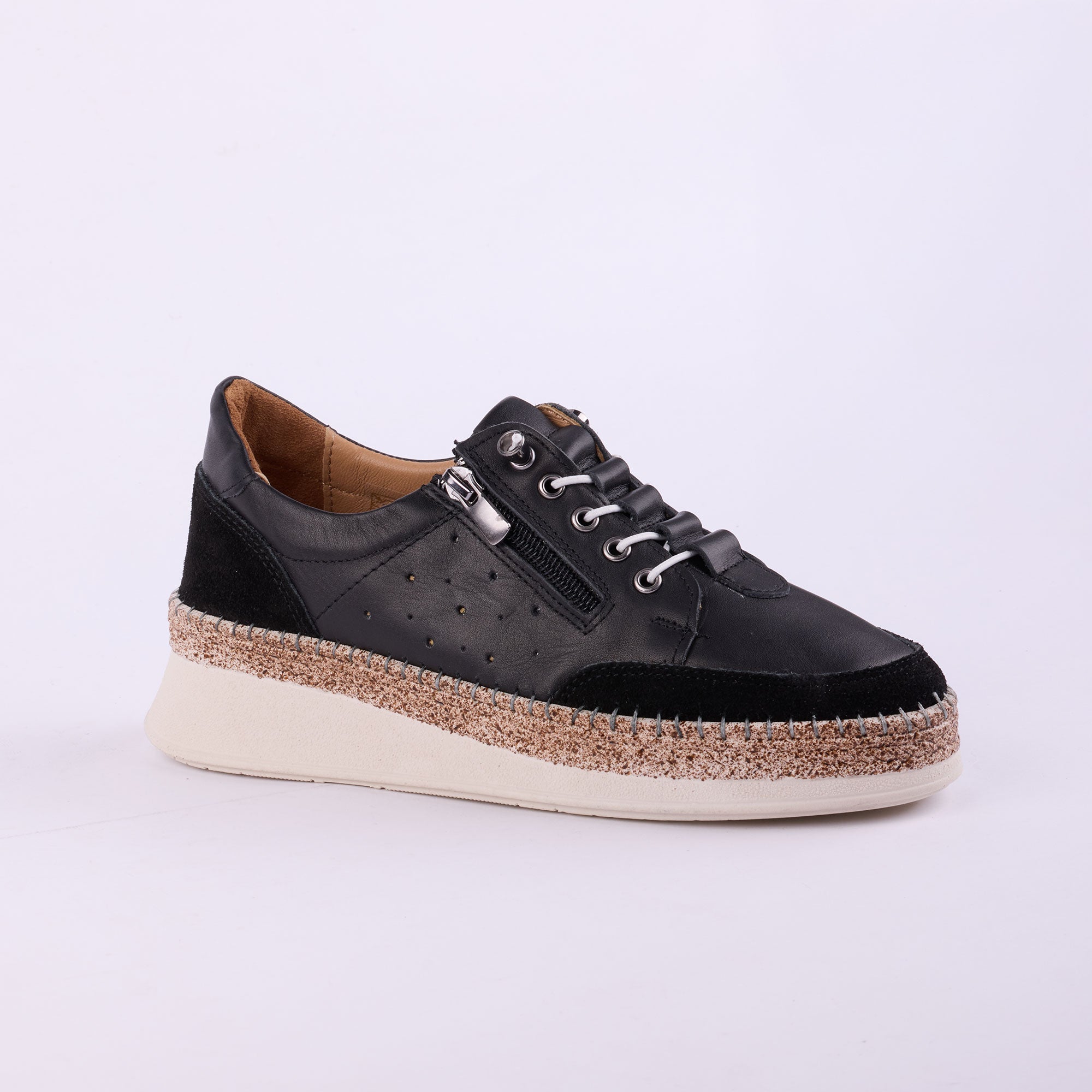Hakiki Deri Kadın Sneaker Ayakkabı 25KHMSZ364