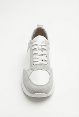 KADIN DERİ SPOR AYAKKABI- 25KSRM224-BEYAZ