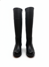 Hakiki Deri Siyah Kadın Çizme - 25ENV1044