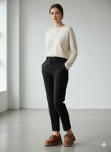 Hakiki Deri Loafer Kadın Ayakkabısı 25KBLB5547