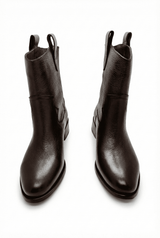 Anora Hakiki Deri Kadın Bot 25IZLFK282 Kahverengi