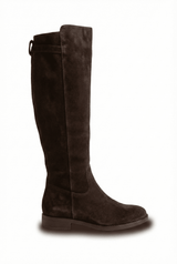 Anora Hakiki Deri Kadın Çizme 25IZLFK301 Acı Kahve Süet