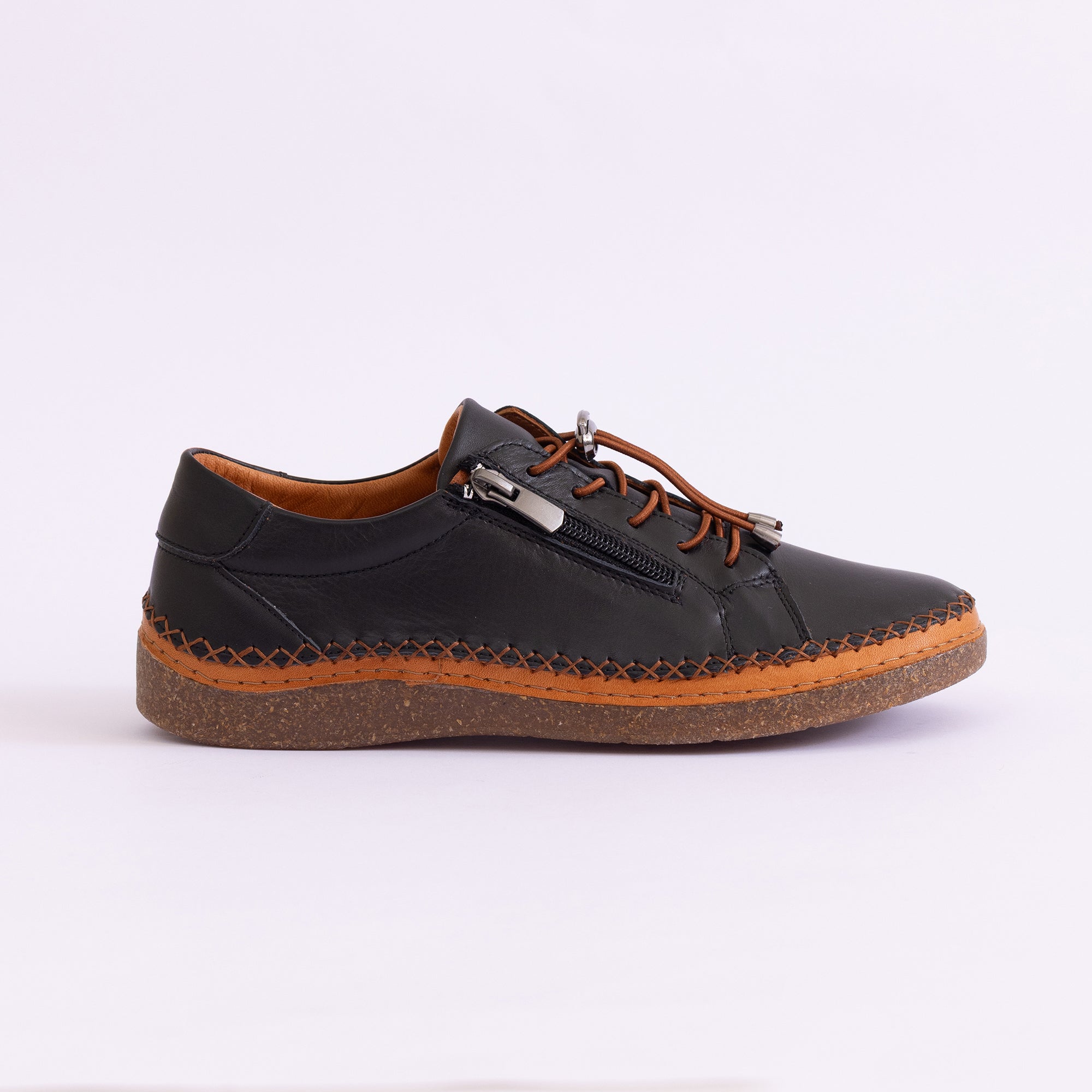 Deri Kadın Sneaker Ayakkabı 25KHMS8207V1