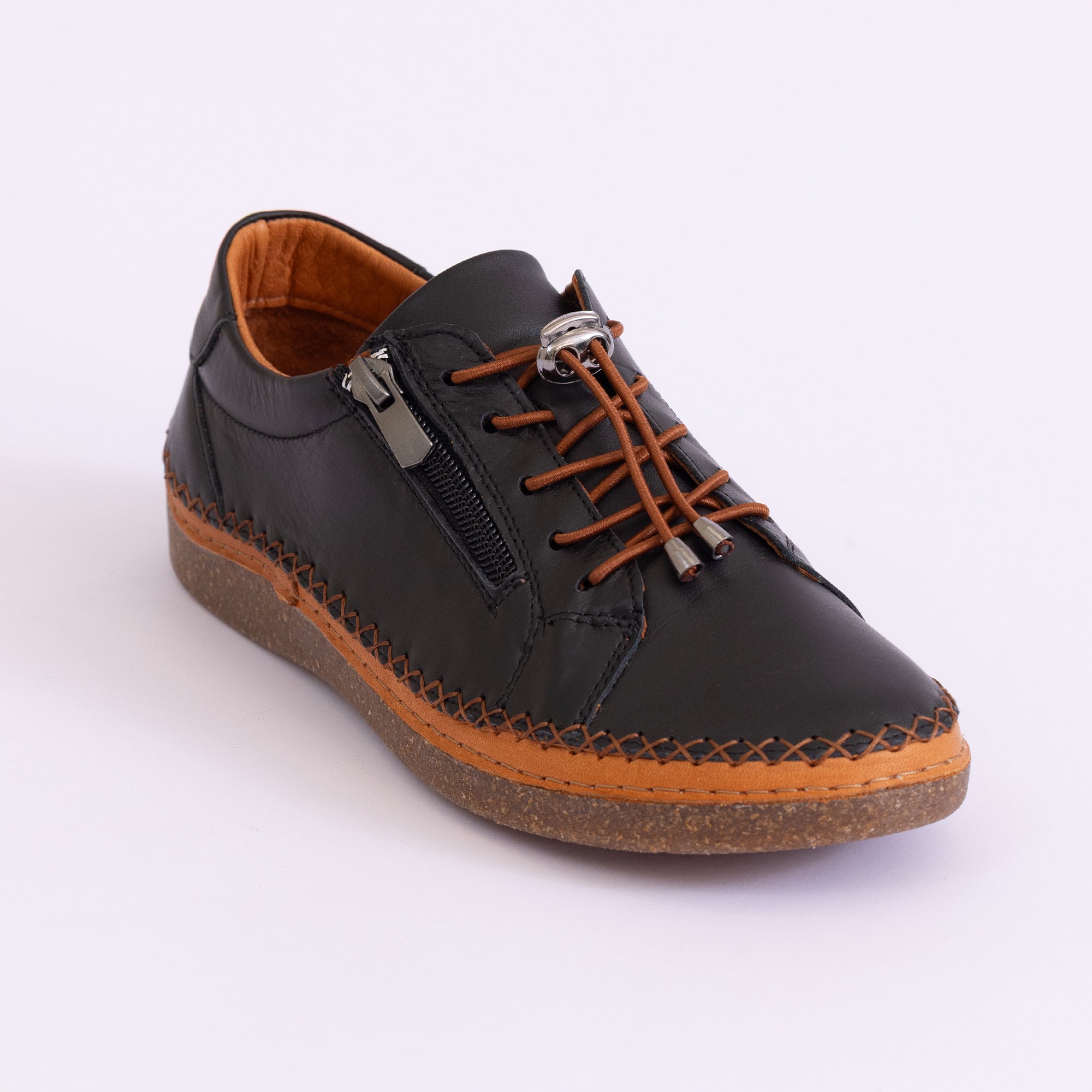 Deri Kadın Sneaker Ayakkabı 25KHMS8207V1