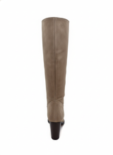 Hakiki Deri Kadın Çizme - Kalın Topuk 25HSY1976