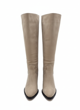 Hakiki Deri Kadın Çizme - Kalın Topuk 25HSY1976