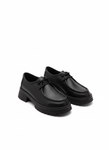 Hakiki Deri Loafer Kadın Ayakkabısı 25KBLB5547 Siyah