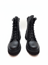 Hakiki Deri Postal Kadın Bot Siyah-26POSTAL01