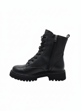 Hakiki Deri Postal Kadın Bot Siyah-26POSTAL01