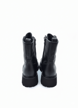 Hakiki Deri Postal Kadın Bot Siyah-26POSTAL01