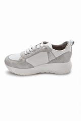 KADIN DERİ SPOR AYAKKABI- 25KSRM224-BEYAZ