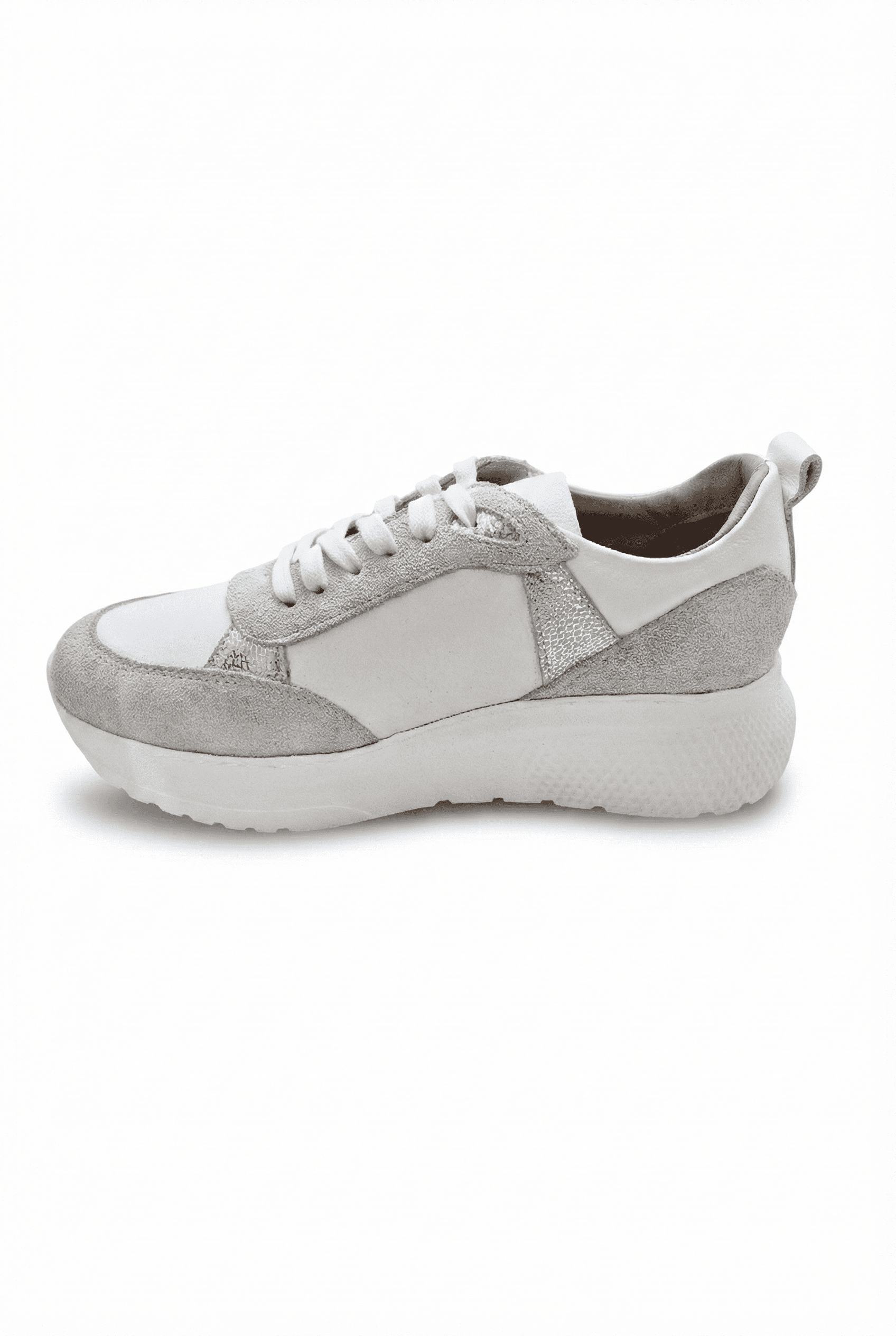 KADIN DERİ SPOR AYAKKABI-25KSRM224-BEYAZ