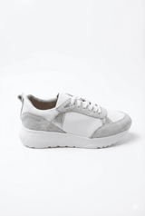 KADIN DERİ SPOR AYAKKABI-25KSRM224-BEYAZ